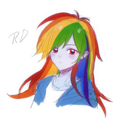 Size: 750x764 | Tagged: source needed, safe, artist:stillnightmare, derpibooru import, rainbow dash, equestria girls, g4, simple background, solo, white background