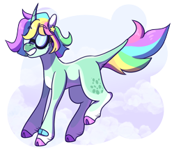 Size: 1756x1526 | Tagged: safe, artist:eonionic, derpibooru import, oc, pony, unicorn, goggles, horn, solo