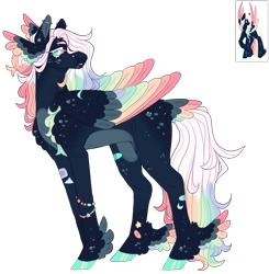 Size: 2805x2866 | Tagged: safe, artist:sleepy-nova, derpibooru import, oc, oc:silent breeze, pony, colored wings, feathered fetlocks, multicolored wings, simple background, solo, transparent background, wing ears, wings