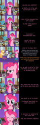 Size: 2000x6191 | Tagged: safe, artist:mlp-silver-quill, derpibooru import, applejack, pinkie pie, rarity, earth pony, unicorn, comic:pinkie pie says goodnight, g4, comic, dialogue, female, horn