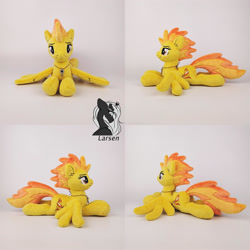 Size: 1000x1000 | Tagged: safe, artist:larsen toys, derpibooru import, spitfire, pegasus, pony, female, jewelry, mare, necklace, photo, plushie, pony plushie, sale, solo