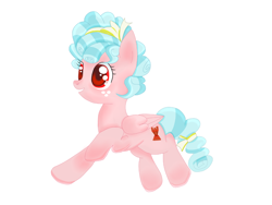 Size: 1440x1080 | Tagged: safe, artist:sphyrena, derpibooru import, cozy glow, pegasus, pony, cozybetes, cute, female, filly, foal, simple background, solo, white background