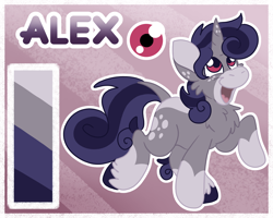 Size: 2500x2000 | Tagged: safe, artist:euspuche, derpibooru import, oc, oc only, bat pony, donkey, unicorn, female, horn, looking at you, one eye closed, reference sheet, smiling