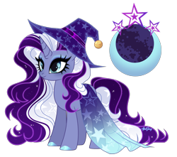 Size: 3402x3012 | Tagged: safe, artist:afterglory, derpibooru import, oc, oc only, pony, unicorn, adoptable, blue coat, blue eyes, blue eyeshadow, blue hooves, cape, cloak, clothes, colored hooves, ethereal mane, eyelashes, eyeshadow, female, gradient mane, gradient tail, hat, high res, hooves, horn, long mane, long tail, magical lesbian spawn, makeup, mare, not rarity, not trixie, offspring, parent:princess luna, parent:trixie, parents:luxie, shiny hooves, signature, simple background, smiling, solo, sparkly mane, sparkly tail, star mark, starry mane, starry tail, stars, tail, thick eyelashes, transparent background, two toned mane, two toned tail, unicorn horn, wavy mane, wavy tail, wizard hat