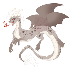 Size: 4900x4500 | Tagged: safe, artist:gigason, derpibooru import, oc, oc:inferno, dragon, hybrid, absurd resolution, interspecies offspring, offspring, parent:discord, parent:princess ember, simple background, solo, transparent background