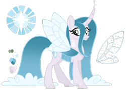 Size: 986x706 | Tagged: safe, artist:monochrome-sunsets, derpibooru import, oc, changepony, hybrid, female, simple background, solo, transparent background