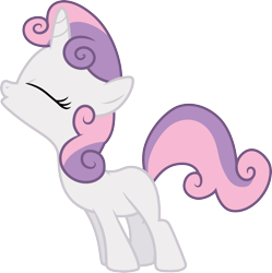 Size: 3000x3009 | Tagged: safe, artist:cloudy glow, derpibooru import, sweetie belle, pony, unicorn, g4, female, filly, foal, horn, simple background, solo, transparent background, vector