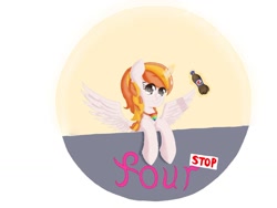 Size: 1334x1001 | Tagged: safe, derpibooru import, oc, oc only, oc:cokecoffee, alicorn, pony, braid, female, horn, jewelry, magic, mare, pendant, pepsi, soda, solo, wings