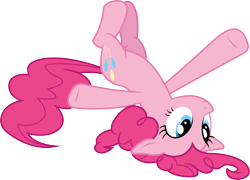 Size: 4174x3000 | Tagged: safe, artist:cloudy glow, derpibooru import, pinkie pie, earth pony, pony, g4, female, lying down, mare, prone, simple background, solo, transparent background, vector