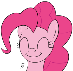 Size: 2662x2603 | Tagged: safe, artist:frownfactory, derpibooru import, pinkie pie, earth pony, g4, female, simple background, transparent background