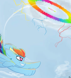 Size: 852x938 | Tagged: safe, artist:summerbeachyt, derpibooru import, rainbow dash, pegasus, pony, g4, solo, sonic rainboom