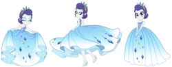 Size: 3000x1181 | Tagged: safe, artist:sapphiregamgee, derpibooru import, rarity, human, equestria girls, g4, beautiful, clothes, commission, crown, cute, dress, evening gloves, fashion, female, glass slipper (footwear), gloves, gown, jewelry, long gloves, petticoat, princess costume, princess dress, princess rarity, raribetes, regalia, simple background, solo, spinning, tiara, transparent background