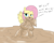 Size: 2000x1600 | Tagged: safe, artist:amateur-draw, derpibooru import, fluttershy, pegasus, g4, covered in mud, female, fetish, mare, mud, mud bath, muddy, simple background, solo, solo female, spread wings, text, unamused, wet and messy, white background, wings