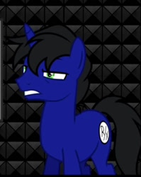 Size: 490x616 | Tagged: safe, artist:oblivionfall, artist:thelostnarrator, derpibooru import, oc, oc only, oc:deadlyreg, pony, unicorn, horn, solo