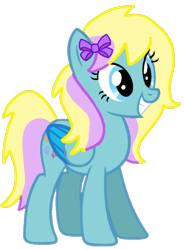 Size: 720x979 | Tagged: safe, artist:lucky bolt, artist:pegasski, derpibooru import, oc, oc only, oc:seashell shores, pegasus, pony, base used, bow, colored wings, female, folded wings, hair bow, mother, simple background, solo, transparent background, two toned mane, two toned wings, wings