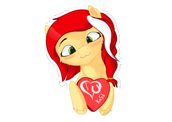 Size: 7016x4961 | Tagged: safe, artist:bluishdraft, derpibooru import, oc, oc only, oc:colonia, pony, bust, cute, female, looking at you, mare, smiling, smiling at you, solo