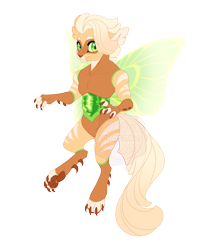 Size: 4100x4700 | Tagged: safe, artist:gigason, derpibooru import, oc, oc only, oc:cricket hop, abyssinian, changeling, hybrid, g4, absurd resolution, abyssinian oc, adoptable, blonde, blonde hair, blonde tail, brown fur, claws, coat markings, colored belly, colored claws, colored eyebrows, colored nose, colored paw pads, colored paws, colored pinnae, colored pupils, ear fluff, ears, eye clipping through hair, eye markings, facial markings, flying, gradient hair, gradient tail, green eyes, green pupils, hybrid oc, interspecies offspring, leg markings, leg stripes, long tail, looking back, male, male oc, obtrusive watermark, offspring, parent:capper dapperpaws, parent:oc, parent:oc:zelus, parents:canon x oc, shiny belly, short hair, simple background, snip (coat marking), solo, stripes, tail, three quarter view, transparent background, wall of tags, watermark