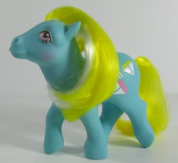 Size: 600x553 | Tagged: safe, derpibooru import, mainsail, pony, g1, irl, photo, solo, sunshine pony, toy