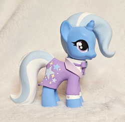 Size: 1398x1359 | Tagged: safe, artist:sanadaookmai, derpibooru import, trixie, pony, g4, the last problem, craft, irl, older, older trixie, photo, solo, toy