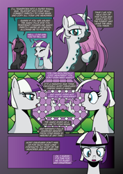 Size: 1920x2715 | Tagged: safe, artist:alexdti, artist:v-nico, derpibooru import, twilight velvet, oc, changeling, pony, comic:alicorn of magic, g4, comic, disguise, disguised changeling