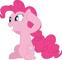 Size: 3093x3000 | Tagged: safe, artist:dashiesparkle, derpibooru import, pinkie pie, earth pony, pony, g4, read it and weep, .svg available, belly, female, high res, mare, simple background, solo, transparent background, vector