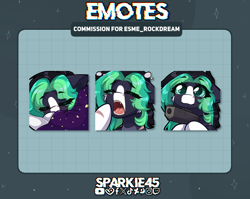 Size: 1000x794 | Tagged: safe, artist:sparkie45, derpibooru import, oc, oc:esme rock dream, pegasus, commission, commission open, emotes, gun, sleeping, solo, vgen, weapon, yawn