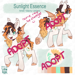 Size: 2000x2000 | Tagged: safe, artist:lionbun, derpibooru import, oc, bat pony, adoptable, auction, bat pony oc, character design, cute, cutie mark, female, mare, reference sheet