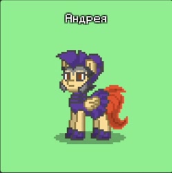 Size: 839x844 | Tagged: safe, derpibooru import, oc, oc only, oc:andreia, pegasus, pony, equestria at war mod, pony town