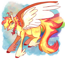 Size: 2514x2321 | Tagged: safe, artist:eonionic, derpibooru import, oc, oc:firelight rainbow brite, pegasus, pony, solo, tongue, tongue out