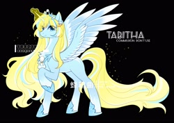 Size: 3508x2480 | Tagged: safe, artist:tabithaqu, derpibooru import, oc, oc only, alicorn, pony, alicorn oc, alicornified, horn, race swap, solo, wings