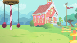 Size: 2560x1440 | Tagged: safe, derpibooru import, g4, background, no pony, ponyville, ponyville schoolhouse