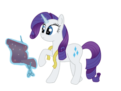 Size: 900x675 | Tagged: safe, artist:princeterra, derpibooru import, rarity, pony, unicorn, g4, 2012, cute, female, horn, magic, magic aura, mare, measuring tape, raised hoof, raised leg, scissors, simple background, solo, telekinesis, transparent background