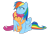 Size: 1024x717 | Tagged: safe, artist:jdrizzle, derpibooru import, rainbow dash, scootaloo, pegasus, pony, g4, ^^, best pony, cute, cutealoo, daaaaaaaaaaaw, dashabetes, duo, eyes closed, female, filly, foal, hug, mare, rainbow dash is best pony, scootalove, siblings, sisters, sitting, sweet dreams fuel, vector, wholesome, winghug, wings