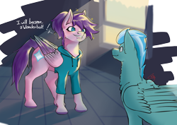 Size: 3508x2480 | Tagged: safe, derpibooru import, oc, oc:purple sparks, pegasus, pony, fanfic:purple sparks, g4, au:purple sparks, fanfic, fanfic art, story in the source, story included, wonderbolts