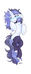 Size: 415x995 | Tagged: safe, artist:flixanoa, derpibooru import, oc, oc only, oc:fef, pony, unicorn, belly, belly button, blue blush, blue coat, blush lines, blushing, chest fluff, choker, clothes, ear fluff, ear piercing, earring, ears, floppy ears, hock fluff, hoofless socks, horn, jewelry, light blue coat, long mane, long mane male, long socks, long tail, looking away, male, male oc, one eye closed, outline, piercing, shiny mane, shiny tail, shoulder fluff, signature, simple background, slender, smiling, socks, solo, stallion, stallion oc, tail, thigh highs, thin, transparent background, two toned mane, two toned tail