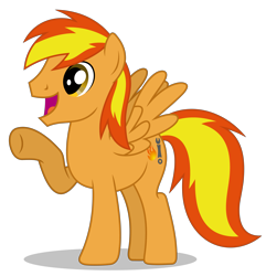 Size: 5529x5741 | Tagged: safe, artist:creedyboy124, derpibooru import, oc, oc only, oc:firey ratchet, pegasus, pony, base used, happy, male, pegasus oc, simple background, solo, stallion, stallion oc, transparent background, wings