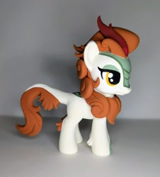 Size: 2190x2421 | Tagged: safe, artist:sanadaookmai, derpibooru import, autumn blaze, kirin, craft, figurine, irl, photo, solo