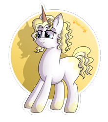 Size: 4280x4833 | Tagged: safe, artist:tenderrain-art, derpibooru import, oc, food pony, ice cream pony, original species, pony, unicorn, female, horn, ice cream, mare, solo