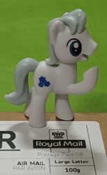 Size: 828x1350 | Tagged: safe, artist:dingopatagonico, derpibooru import, double diamond, earth pony, photo, solo, toy