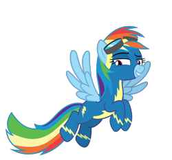 Size: 6000x5600 | Tagged: safe, artist:gypsykumquat, derpibooru import, rainbow dash, pegasus, pony, g4, .svg available, absurd resolution, clothes, female, flying, goggles, inkscape, show accurate, simple background, solo, svg, transparent background, uniform, vector, wonderbolts, wonderbolts uniform