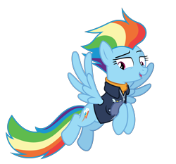 Size: 6000x5600 | Tagged: safe, artist:gypsykumquat, derpibooru import, rainbow dash, pegasus, pony, g4, the last problem, .svg available, absurd resolution, bomber jacket, clothes, cute, dashabetes, female, feminism, flying, goggles, inkscape, older, older rainbow dash, show accurate, simple background, solo, svg, transparent background, uniform, vector, wonderbolts, wonderbolts jacket, wonderbolts uniform