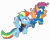 Size: 8500x7000 | Tagged: safe, artist:gypsykumquat, derpibooru import, rainbow dash, scootaloo, pegasus, pony, g4, the last problem, .svg available, absurd resolution, bomber jacket, clothes, cute, cutealoo, dashabetes, duo, duo female, female, feminism, flying, goggles, if only, inkscape, jumper, older, older rainbow dash, older scootaloo, scootaloo can fly, show accurate, simple background, sisterly pride, svg, transparent background, uniform, vector, wonderbolt scootaloo, wonderbolts, wonderbolts jacket, wonderbolts uniform