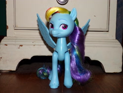 Size: 4608x3456 | Tagged: safe, derpibooru import, rainbow dash, g4, doll, indoors, photo, solo, toy