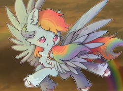 Size: 1024x760 | Tagged: safe, artist:zhixidezhouxiansheng, derpibooru import, rainbow dash, g4, cute, dashabetes, solo