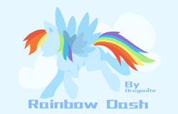 Size: 1676x1080 | Tagged: safe, artist:rowlet33957, derpibooru import, rainbow dash, g4, cloud, solo