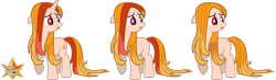 Size: 3000x881 | Tagged: safe, derpibooru import, oc, oc only, oc:pizza pie, earth pony, pony, unicorn, fanfic:full friendship's magic, fimfiction, horn, pizza pie, simple background, transparent background, wet, wet mane