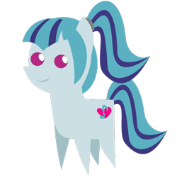 Size: 500x500 | Tagged: safe, artist:the smiling pony, derpibooru import, sonata dusk, earth pony, pony, .svg available, cute, female, mare, pointy ponies, ponified, rainbow rocks 10th anniversary, smiling, solo, sonatabetes, species swap, vector