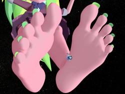 Size: 5000x3750 | Tagged: safe, artist:dragonalex555, derpibooru import, human, equestria girls, friendship games, g4, barefoot, bigger than a planet, close-up, feet, female, fetish, foot fetish, giant human, giantess, macro, nail polish, soles, toenail polish, toenails, toes, wiggling toes