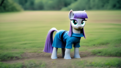 Size: 5120x2880 | Tagged: safe, ai content, derpibooru import, editor:felisamafeles, generator:pony diffusion v6 xl, generator:purplesmart.ai, generator:stable diffusion, machine learning generated, maud pie, earth pony, pony, g4, cute, field, looking at you, marsh, maudabetes, photorealistic, realistic, realistic mane, solo, stare