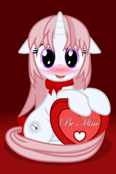 Size: 2000x3000 | Tagged: safe, artist:cranberry-tofu, derpibooru import, oc, oc only, oc:whisper call, pony, unicorn, blushing, ears, female, floppy ears, high res, horn, mare, solo